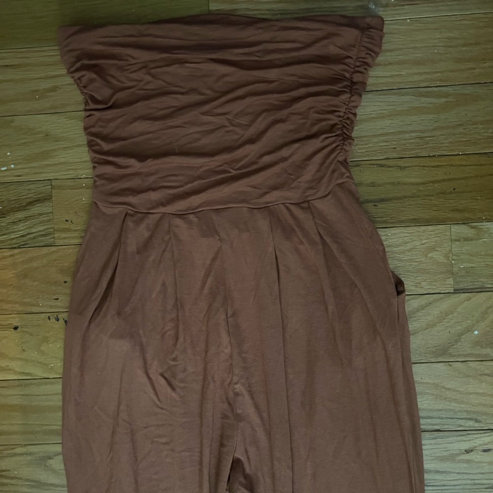 Heart Hips Rust Jumpsuit - Picture 2 of 7